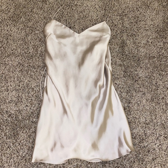 Zara Dresses Zara Silk Mini Slip Dress Poshmark